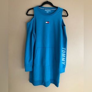 NWT Tommy Hilfiger Sport Womens Cold Shoulder Mini Athletic Dress Size Small